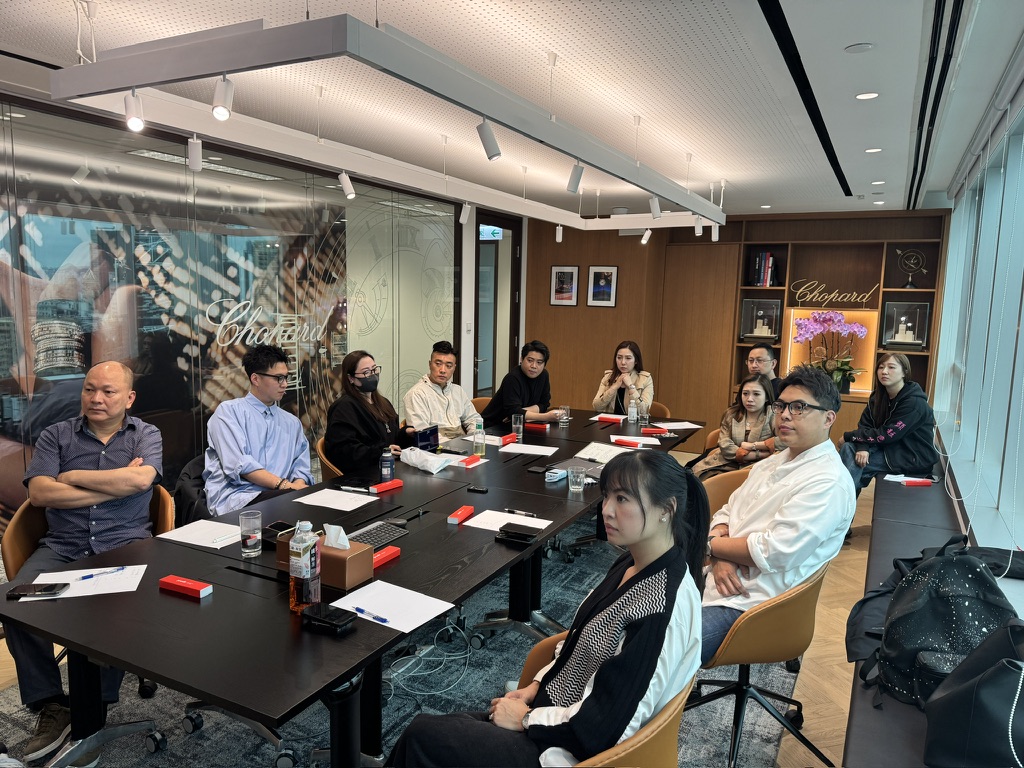 Chopard luxury retail training session